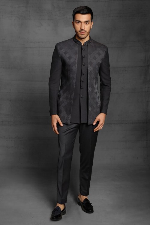 Black Imported Suit with Jacket
