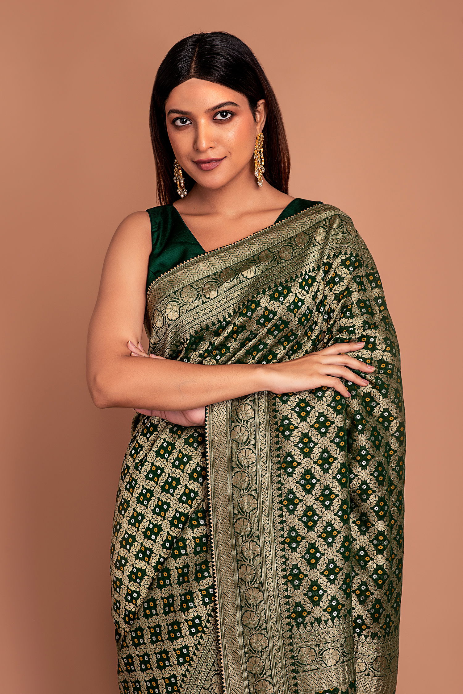 Original Bandhani Sarees : Traditional Bandhej Sarees Online