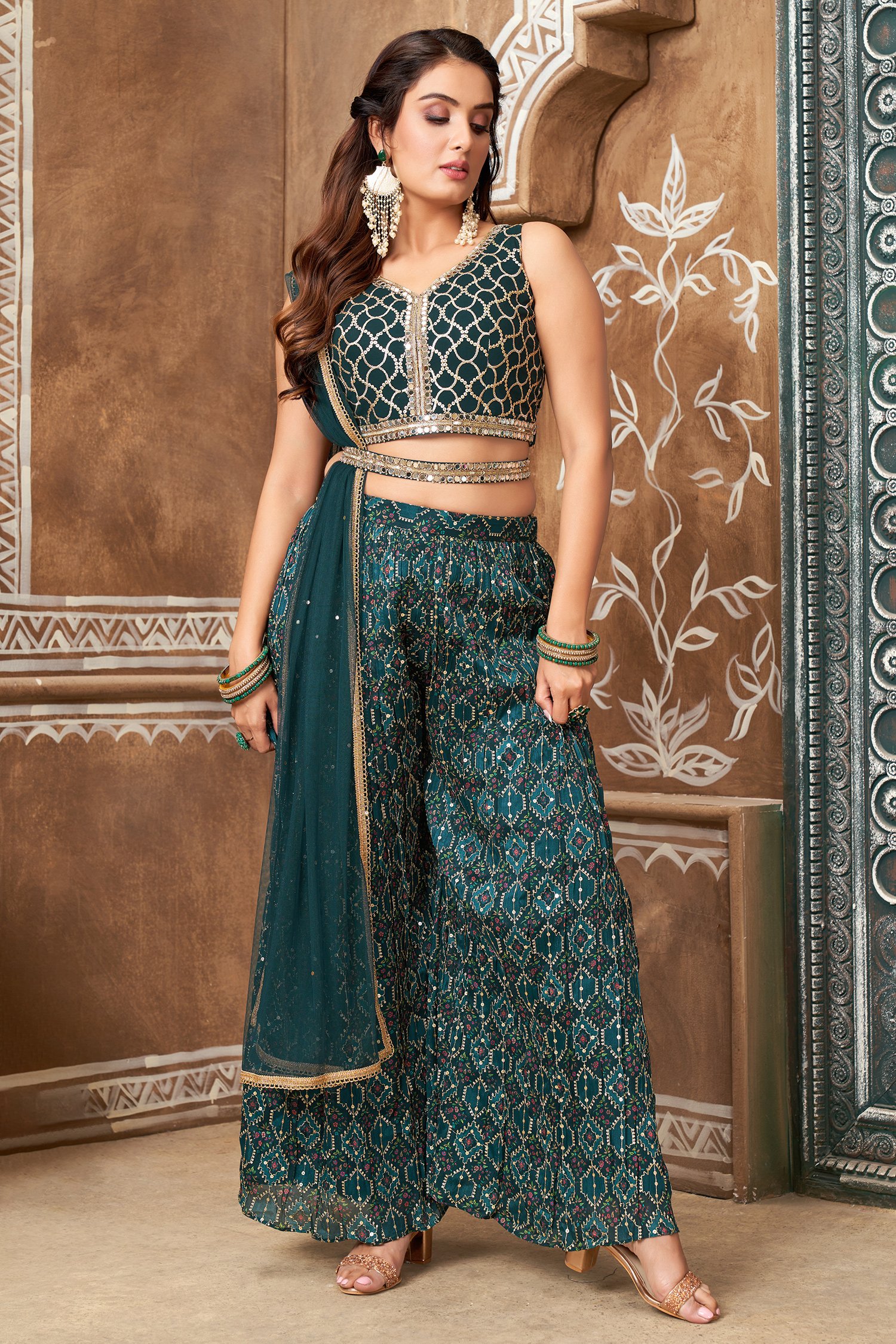 crop salwar suit